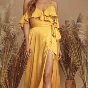 Yellow Dress from Lulu's size L